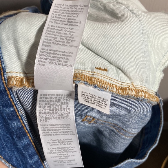 Madewell, Rigid Denim Straight Mini Skirt: Destructed Edition - Picture 7 of 10